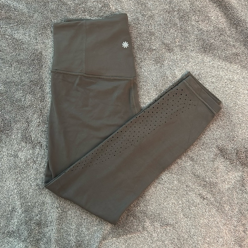 Athleta elevation laser cut 7/8 tight size small
